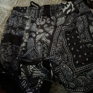 Black pacsun bandana shorts